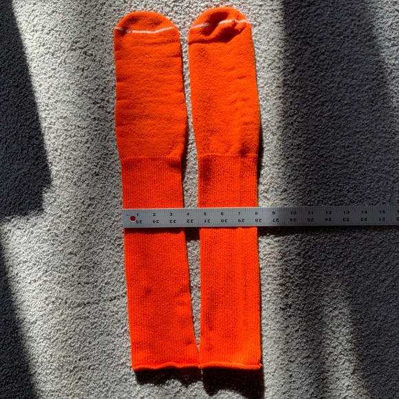Kid’s Orange Soccer Socks - Picture 3 of 4